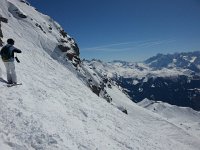 Skiing Verbier April 8
